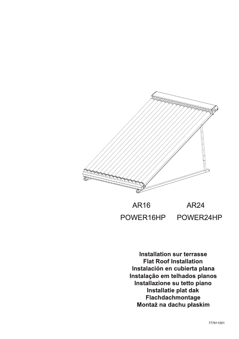 Imagen de la primera página del manual del dispositivo AR16 AR24