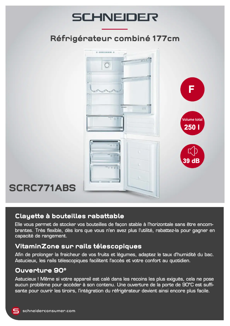 Imagen de la primera página del manual del dispositivo SCRC771ABS