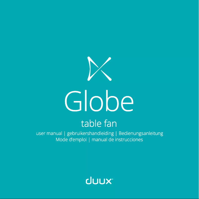 Página 1 del manual Manual de usuario Duux Globe