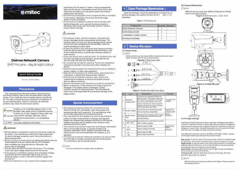 Imagen de la primera página del manual del dispositivo 0070-08214