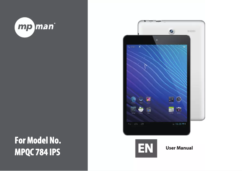 Imagen de la primera página del manual del dispositivo MPQC784 IPS