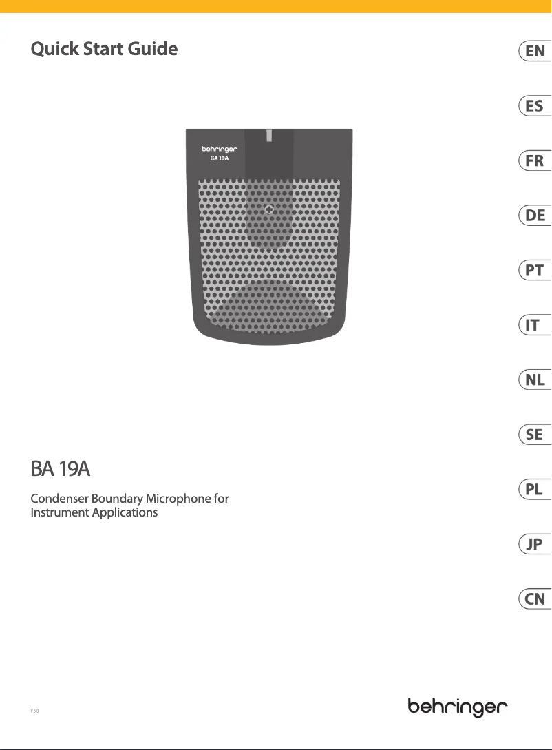 Imagen de la primera página del manual del dispositivo BA 19A