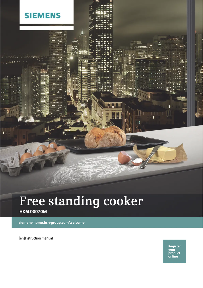 Página nº 1 - Manual de usuario Siemens HK6L00070M