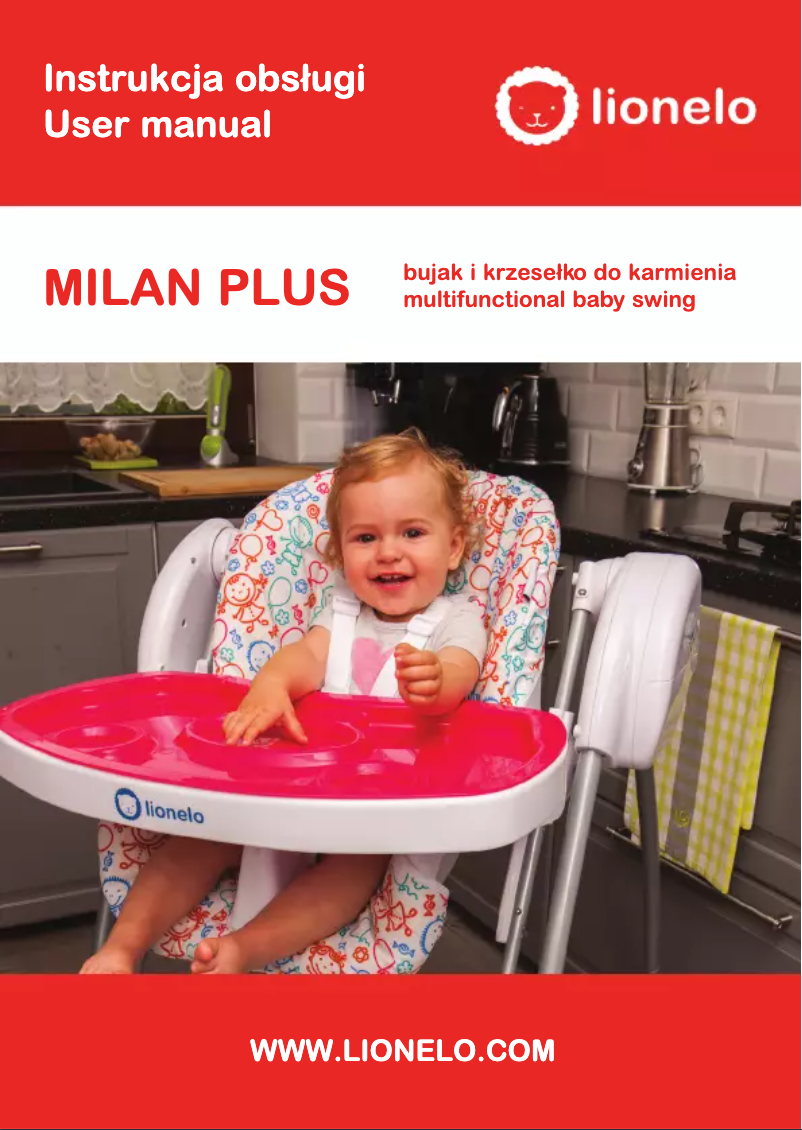 Página nº 1 - Manual de usuario Lionelo Milan Plus