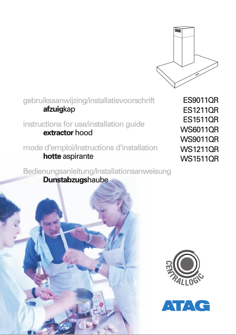 Página 1 del manual Manual de usuario Atag ES9011QRUU
