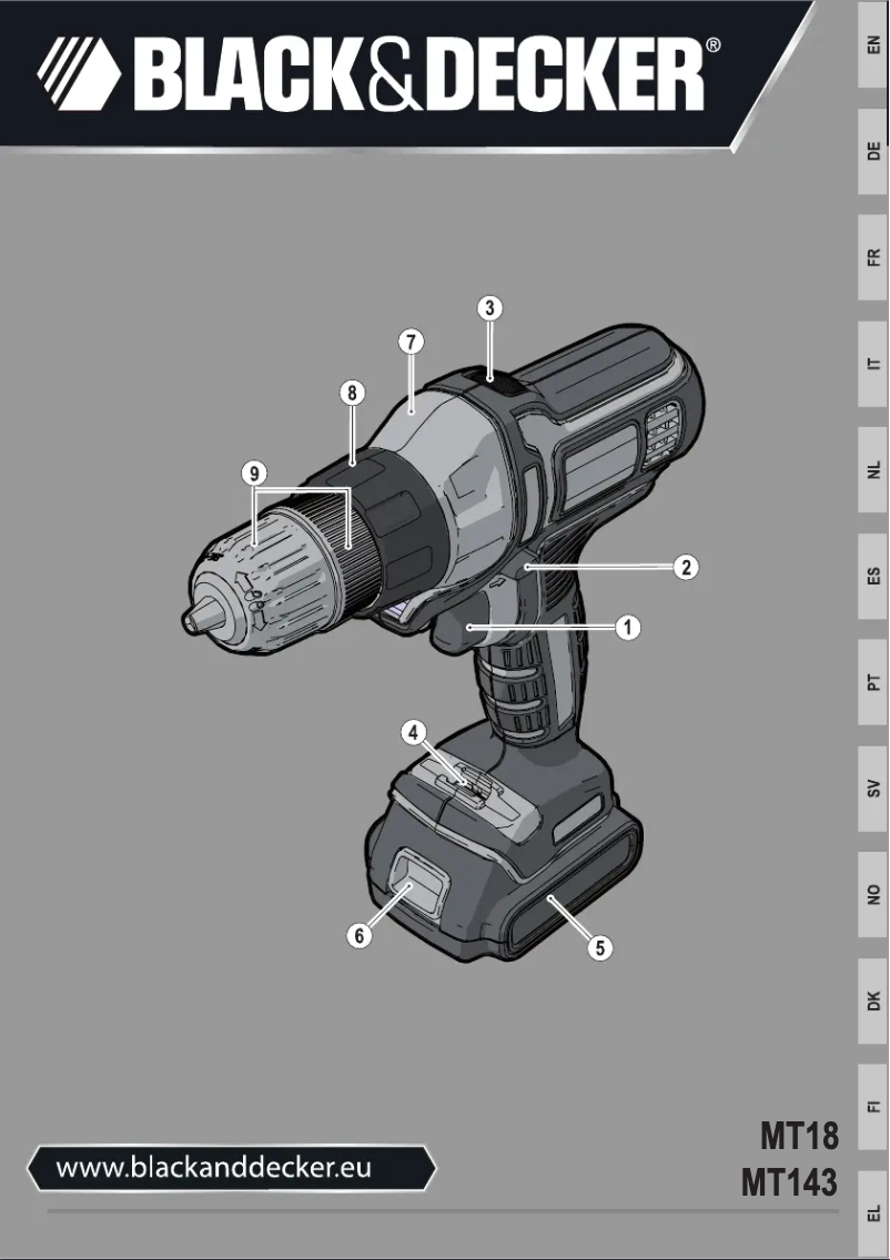 Imagen de la primera página del manual del dispositivo MT18