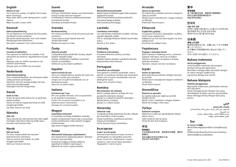 Página 1 del manual Manual de usuario Ikea FREDDE 303.619.53