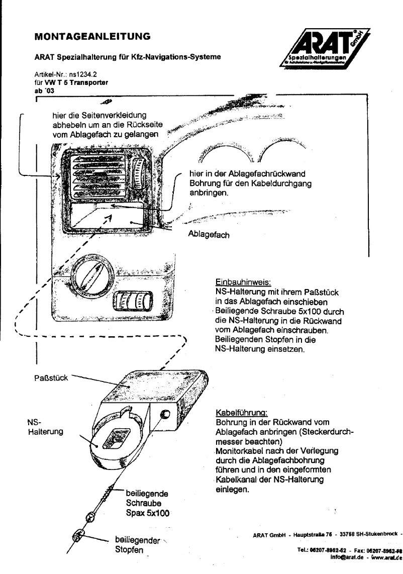 Imagen de la primera página del manual del dispositivo NS1234.2
