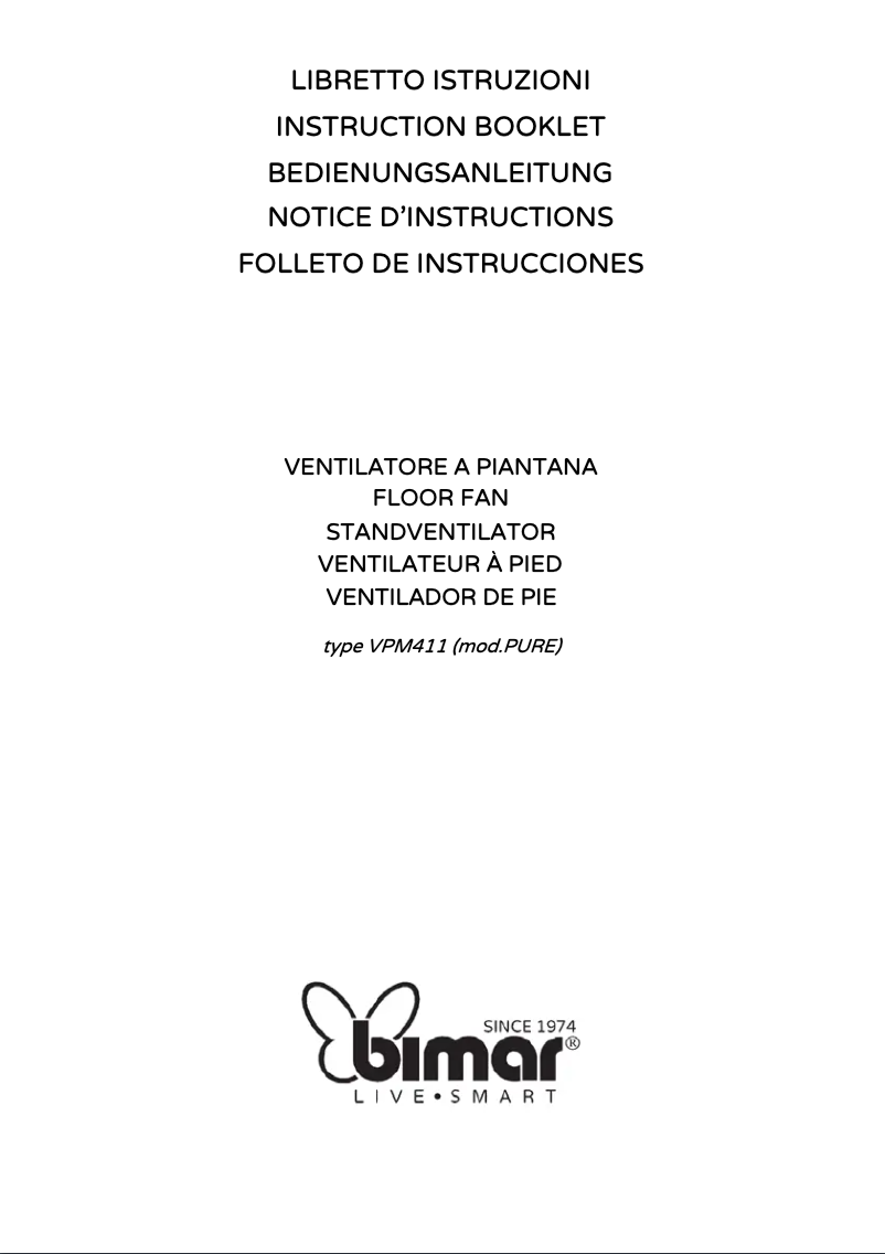 Página 1 del manual Manual de usuario Bimar VPM411