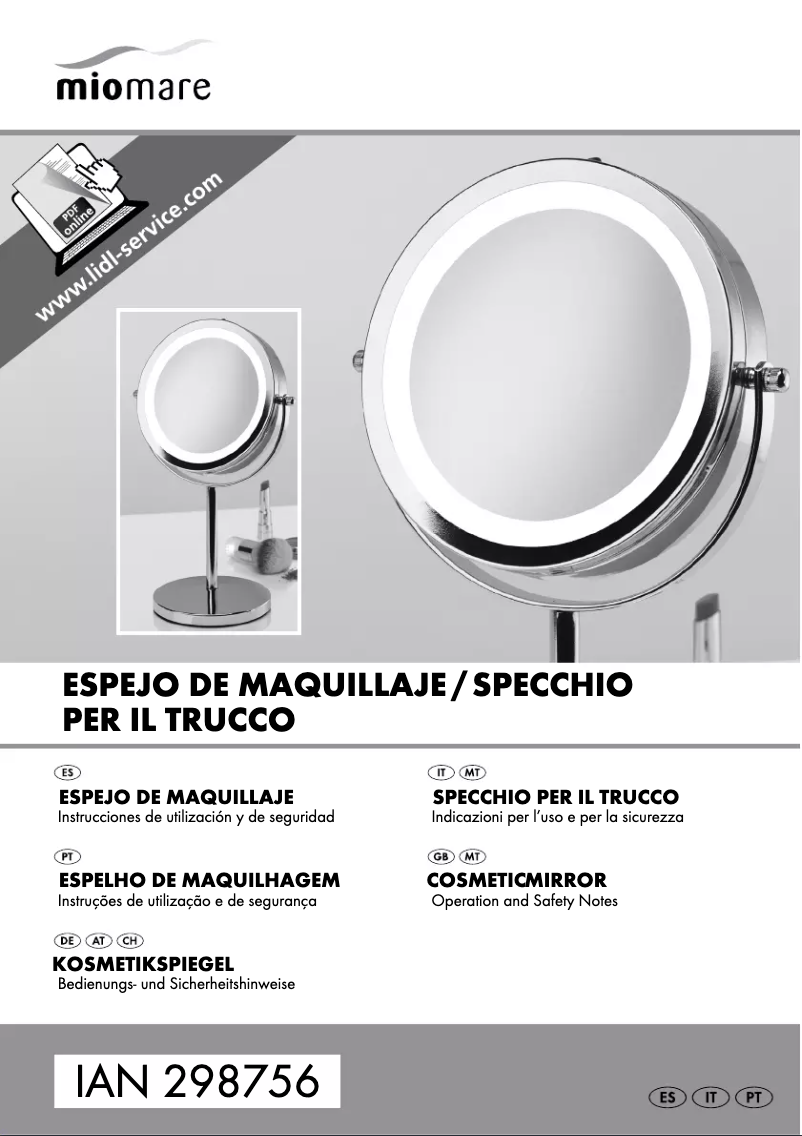 Página 1 del manual Manual de usuario Miomare IAN 298756