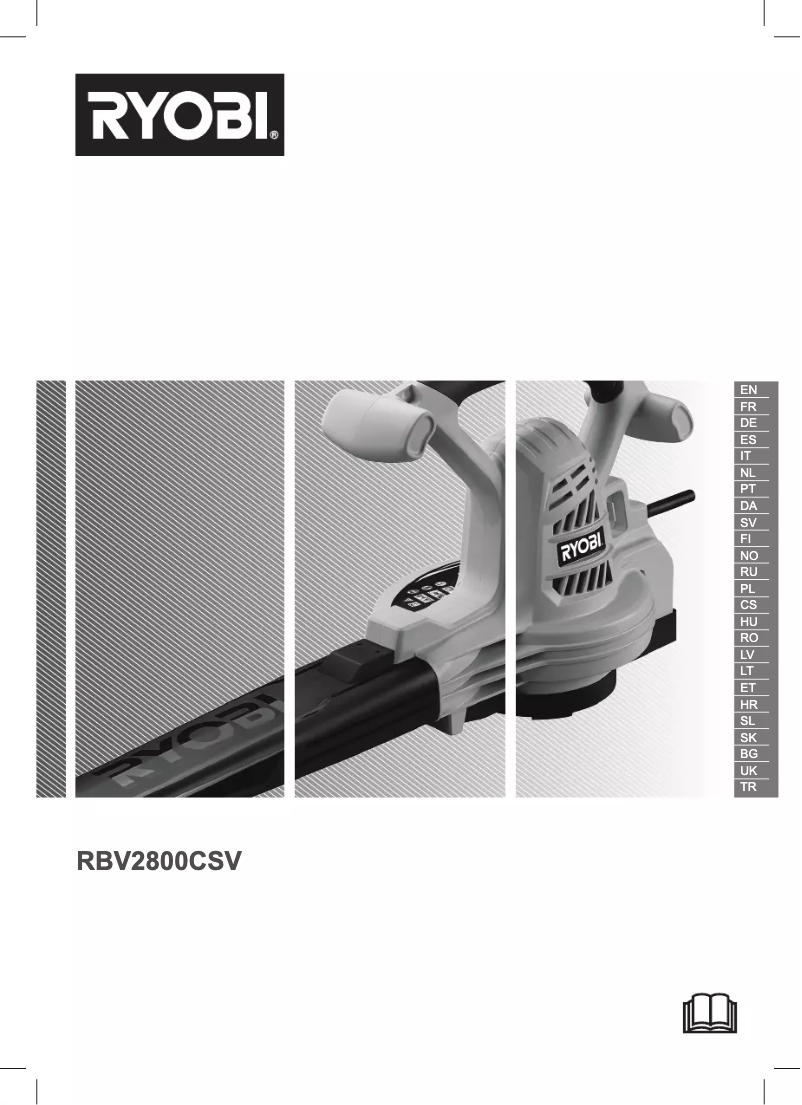 Página 1 del manual Manual de usuario RYOBI RBV2800CSV
