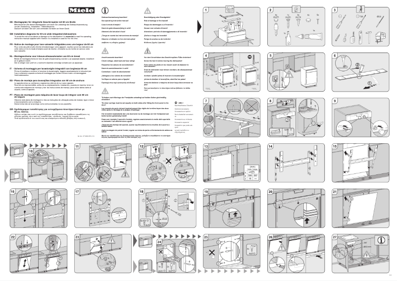 Página 1 del manual Manual de usuario Miele G 1232 SCU