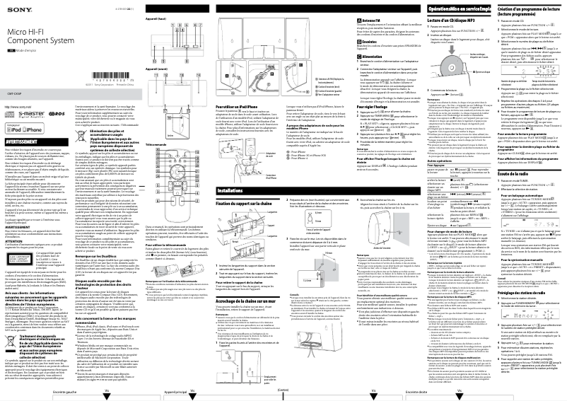 Imagen de la primera página del manual del dispositivo CMT-CX5iP