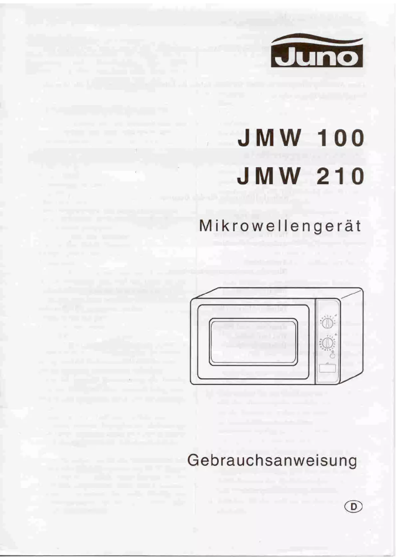 Imagen de la primera página del manual del dispositivo JMW210E