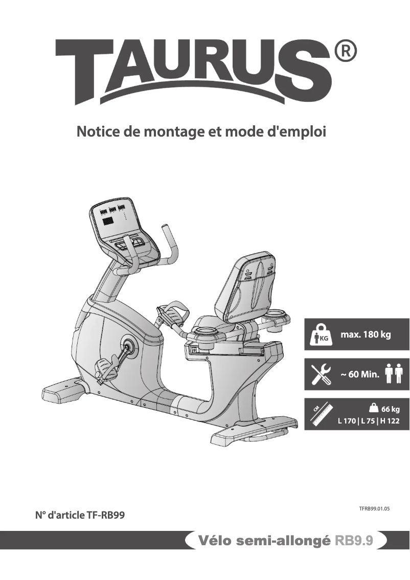 Imagen de la primera página del manual del dispositivo RB9.9
