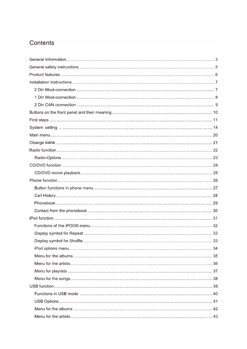 Página 1 del manual Manual de usuario Dynavin N6