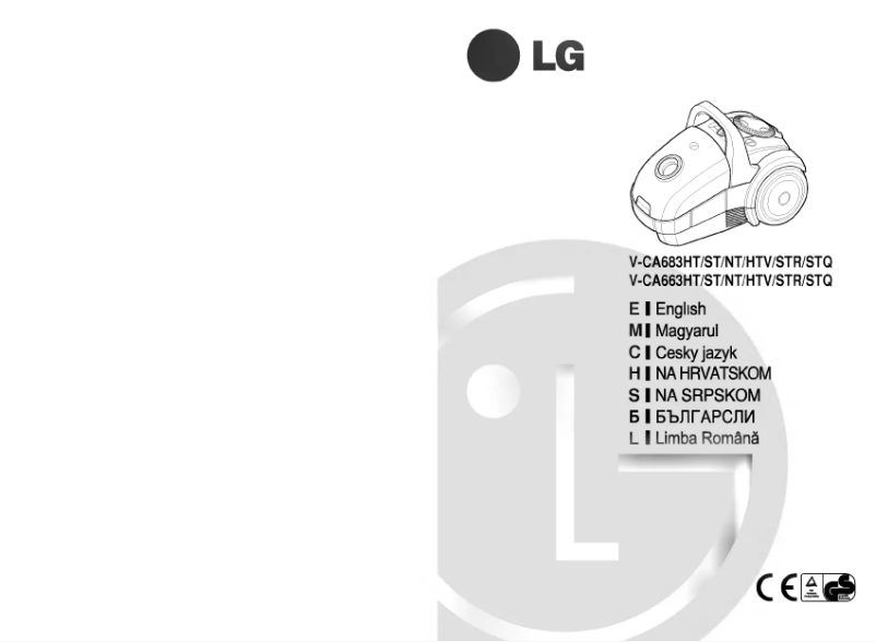 Página 1 del manual Manual de usuario LG V-CA683ST