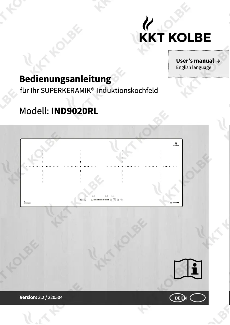 Página 1 del manual Manual de usuario KKT Kolbe IND9020RL