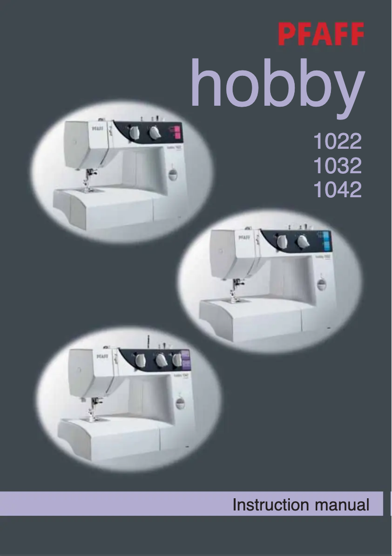 Página 1 del manual Manual de usuario Pfaff hobby 1022