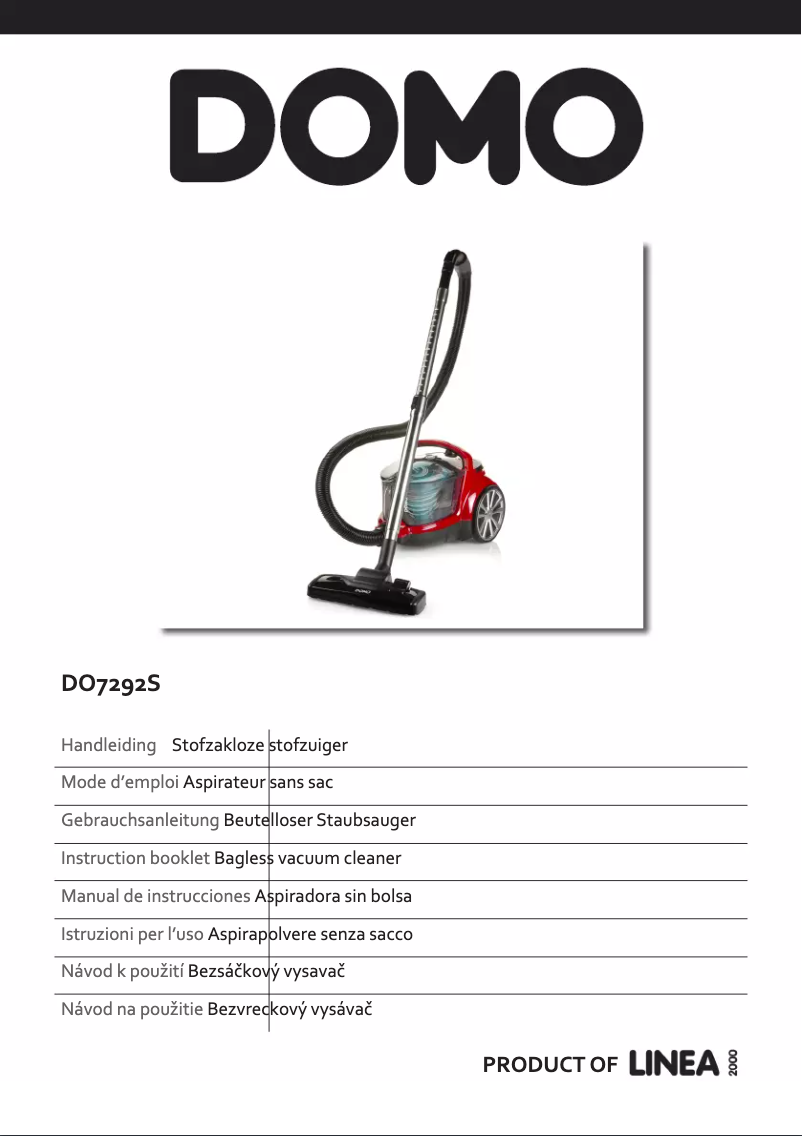 Imagen de la primera página del manual del dispositivo DO7292S