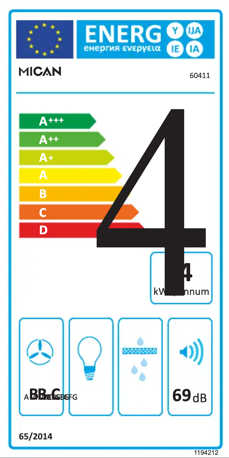 Imagen de la primera página del manual del dispositivo 60411