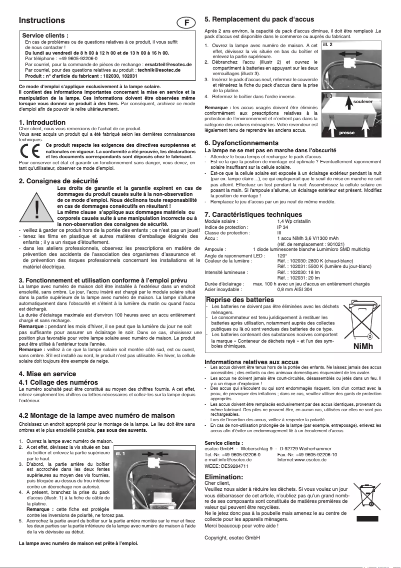 Imagen de la primera página del manual del dispositivo Style