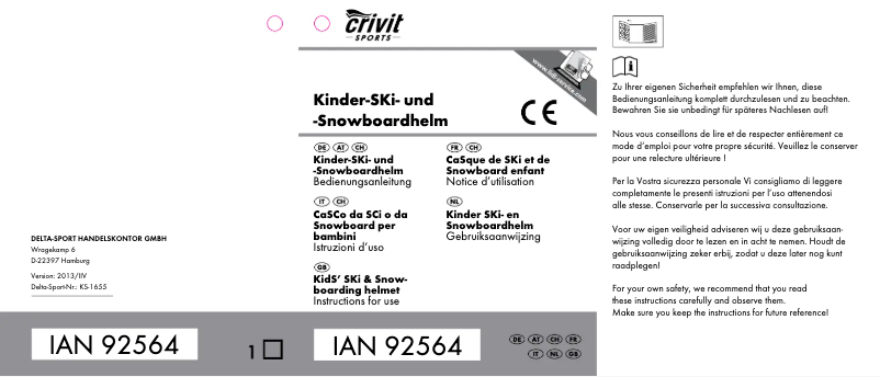 Imagen de la primera página del manual del dispositivo IAN 115417