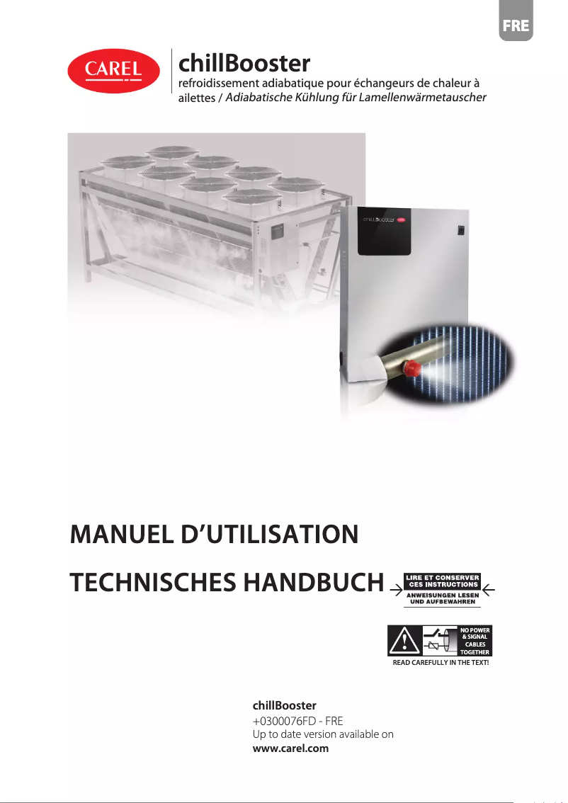 Página nº 1 - Manual de usuario Carel chillBooster