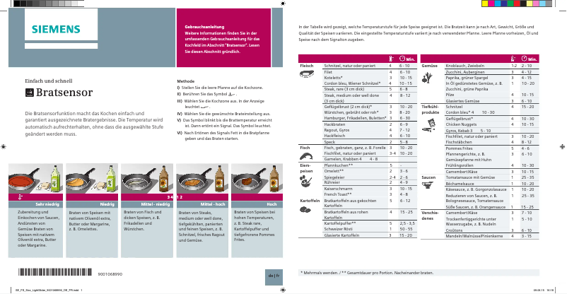 Página nº 1 - Manual de usuario Siemens EX808LYV5E