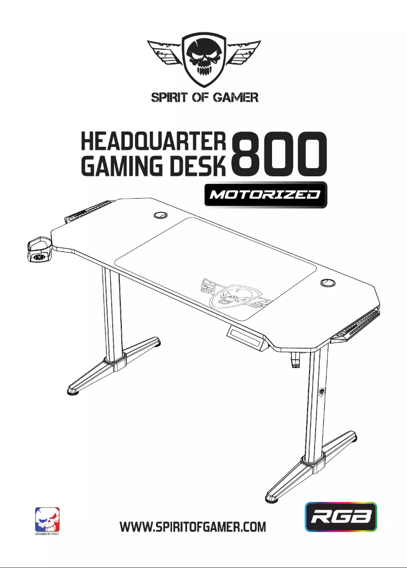 Página nº 1 - Manual de usuario Spirit of Gamer Headquarter 800