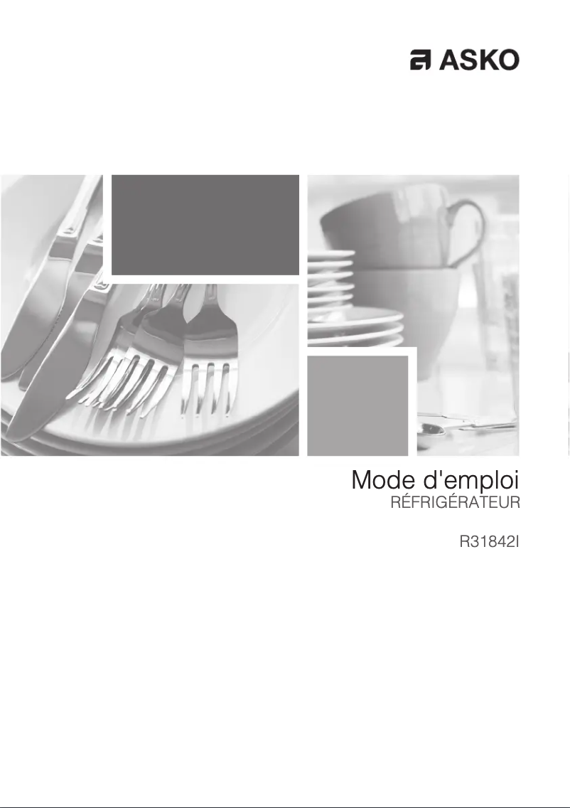 Página 1 del manual Ficha técnica Asko R31831EI