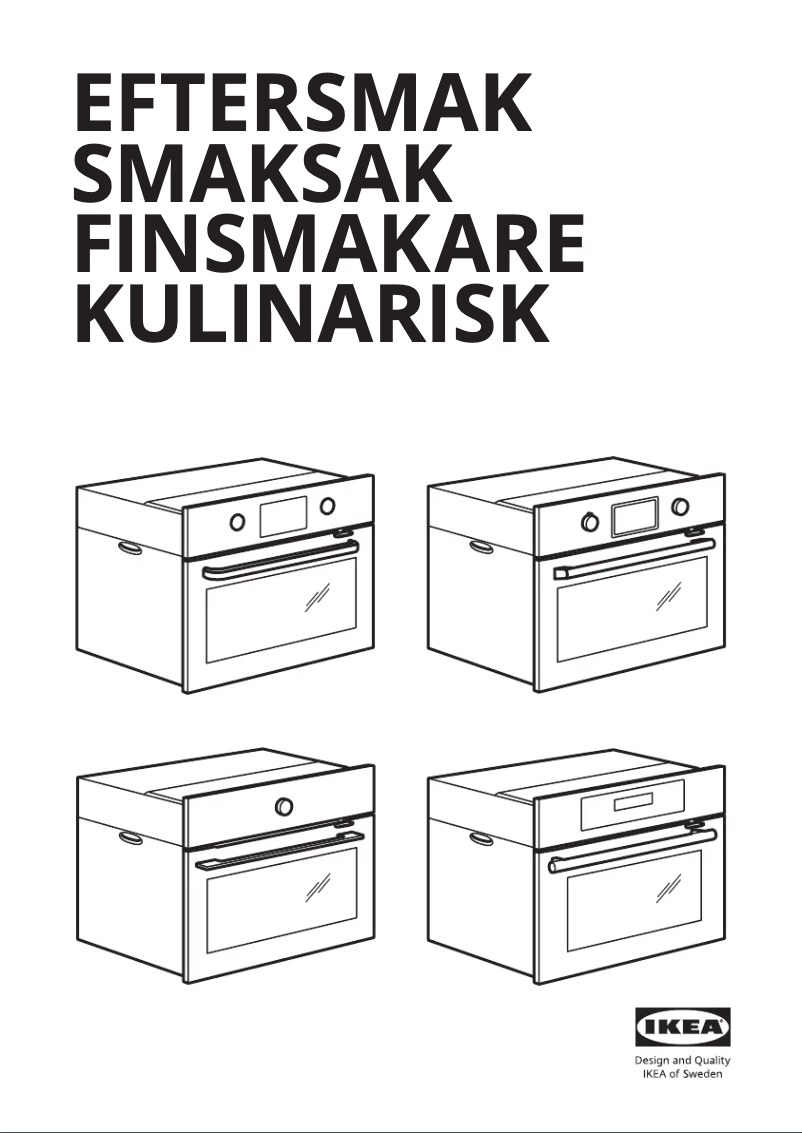 Página 1 del manual Manual de usuario Ikea KULINARISK 604.432.31
