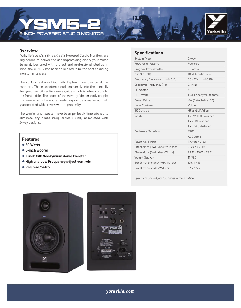 Imagen de la primera página del manual del dispositivo YSM5-2