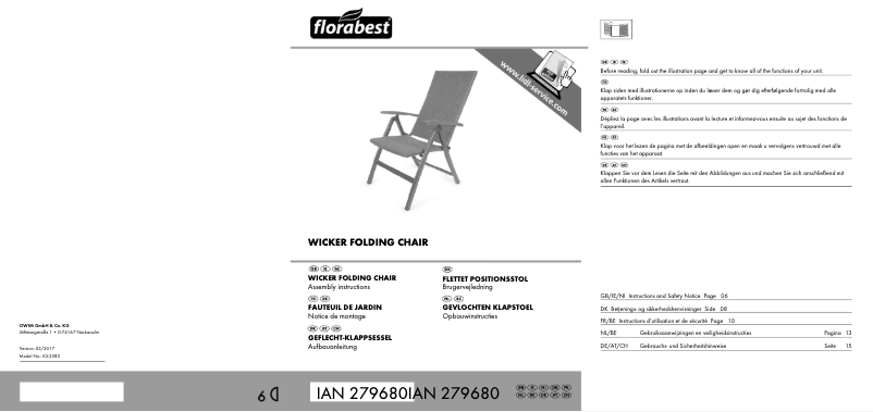 Página 1 del manual Manual de usuario Florabest IAN 279680