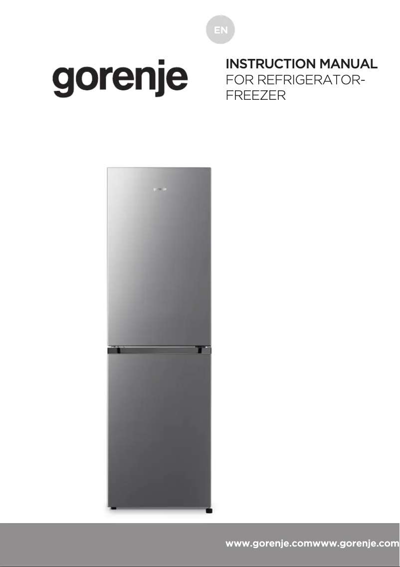 Página 1 del manual Manual de usuario Gorenje NRK4182CW4