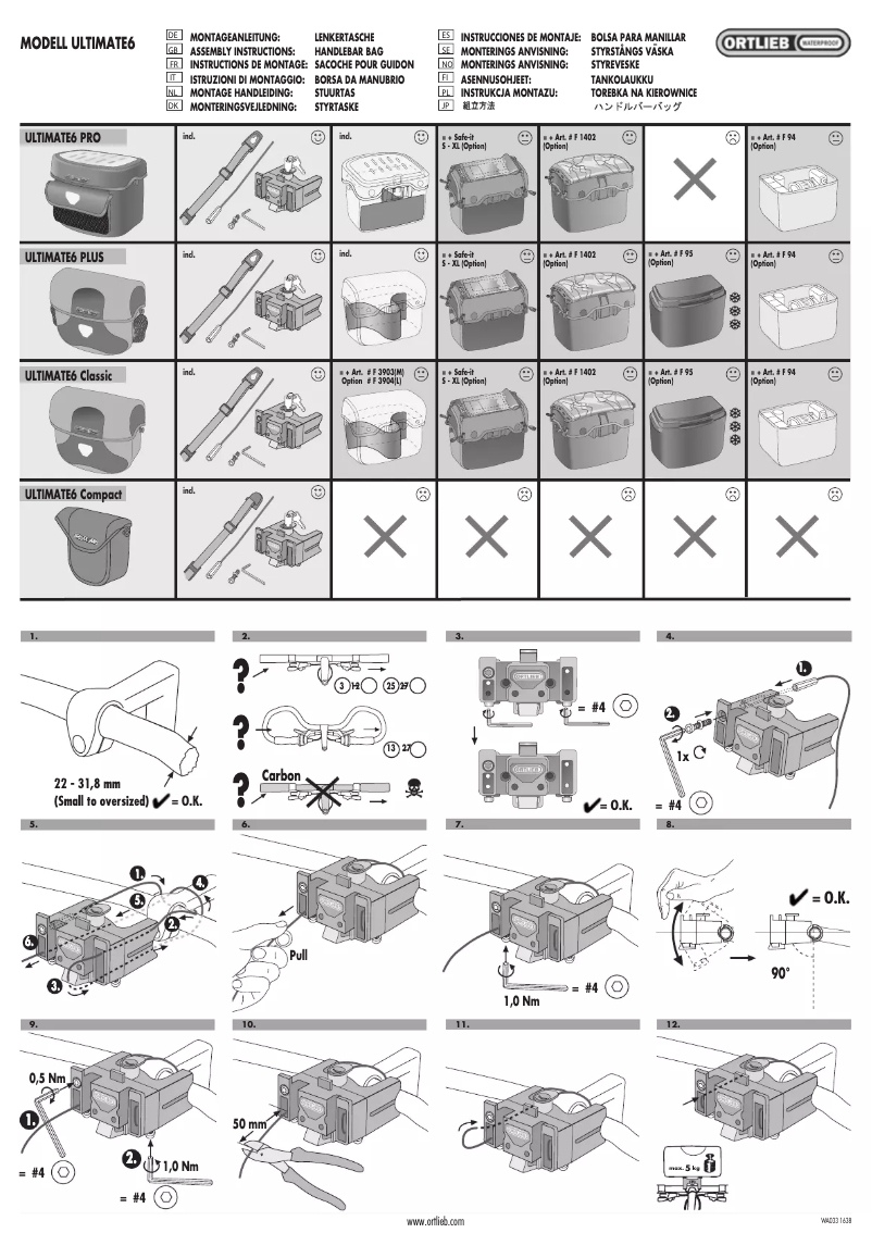 Imagen de la primera página del manual del dispositivo Ultimate 6 S Plus