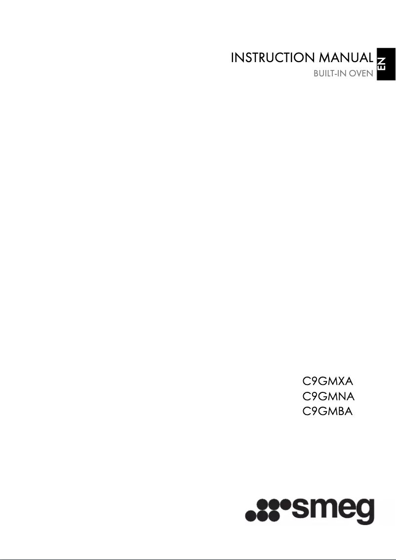 Página 1 del manual Manual de usuario Smeg C9GMNA