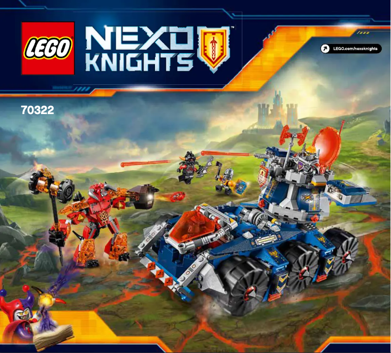Página 1 del manual Manual de usuario Lego Nexo Knights 70322