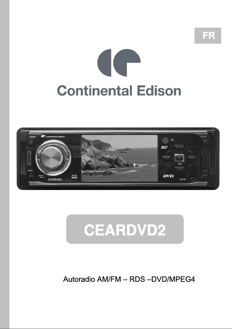 Página 1 del manual Manual de usuario Continental Edison CEARDVD2