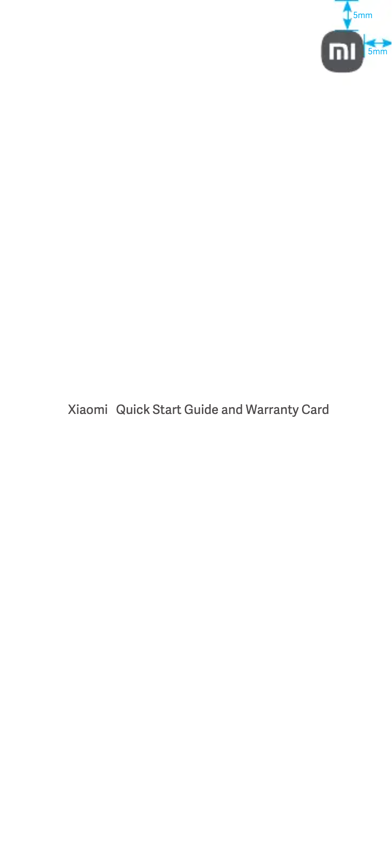 Página 1 del manual Manual de usuario Xiaomi Mi Mix Flip