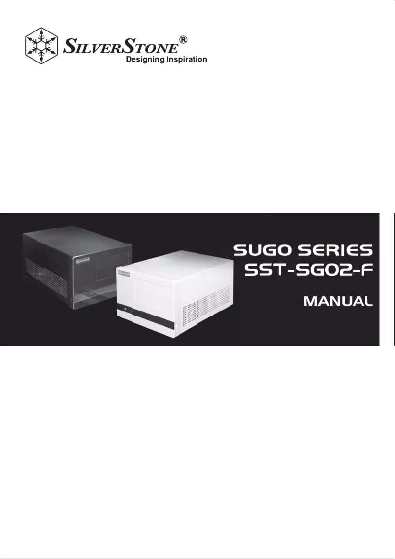 Página 1 del manual Manual de usuario Silverstone SG02B-F