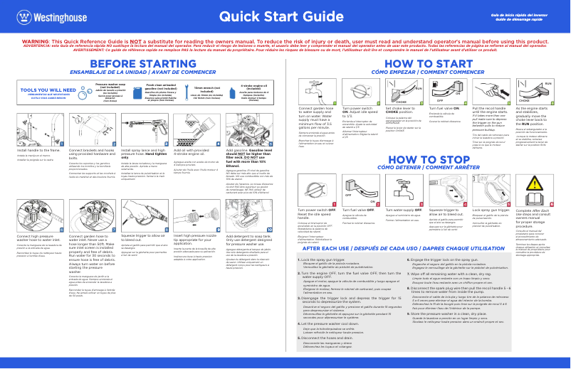 Imagen de la primera página del manual del dispositivo WPX3800