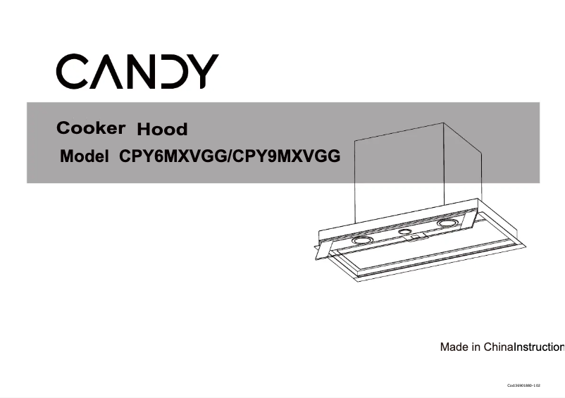 Página 1 del manual Manual de usuario Candy CPY9MXVGG