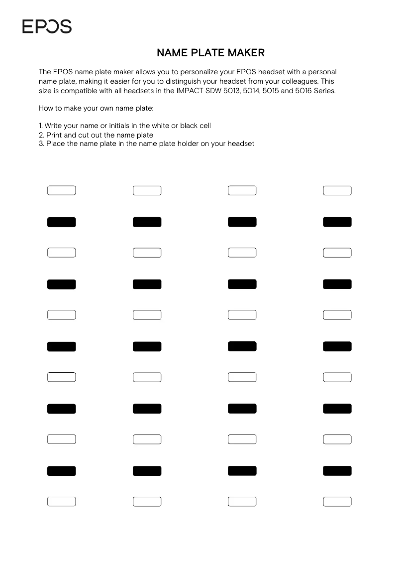 Página 1 del manual Manual de usuario Sennheiser EPOS Impact SDW 5015
