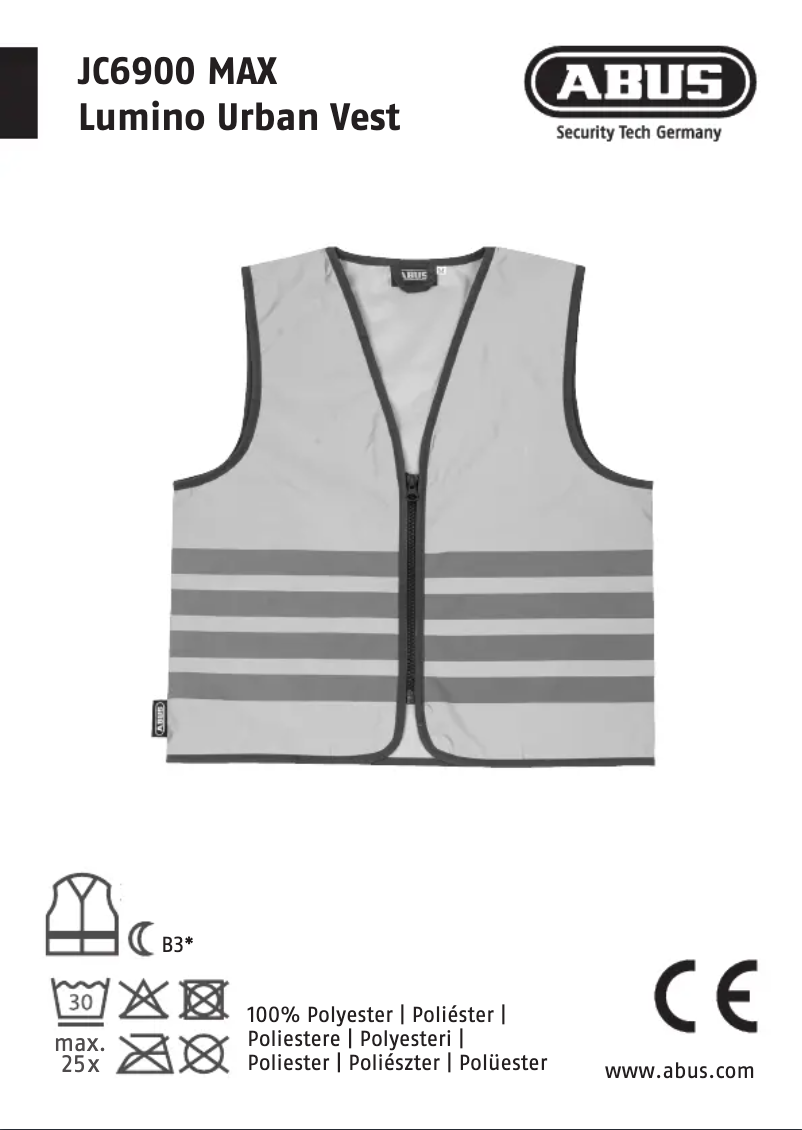 Imagen de la primera página del manual del dispositivo MAX JC6900