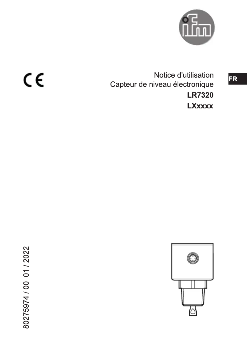 Página 1 del manual Manual de usuario IFM LR7320