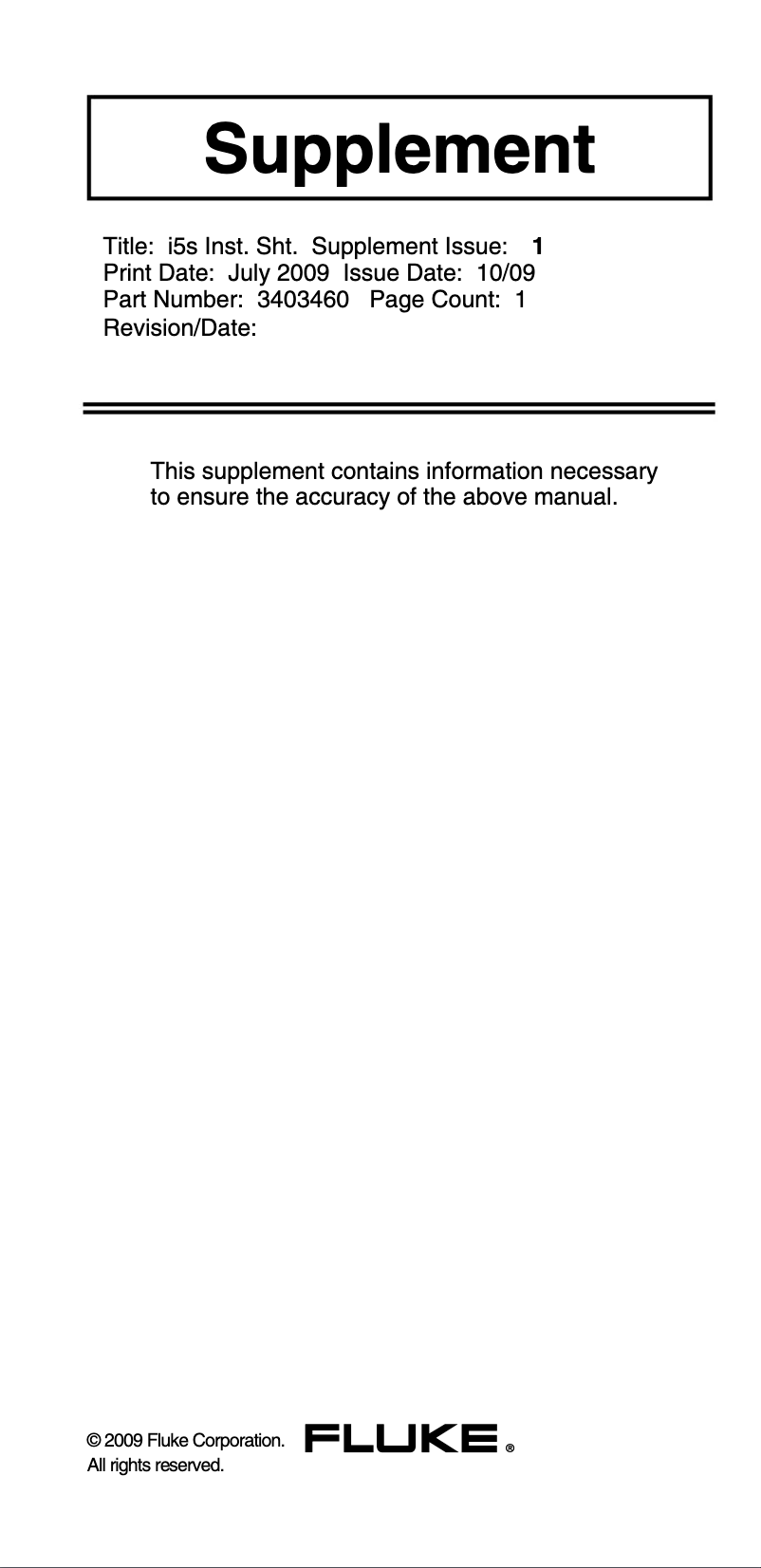 Imagen de la primera página del manual del dispositivo i5S