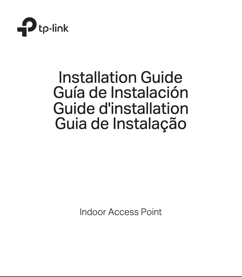 Página nº 1 - Guía de instalación TP-Link Omada EAP613