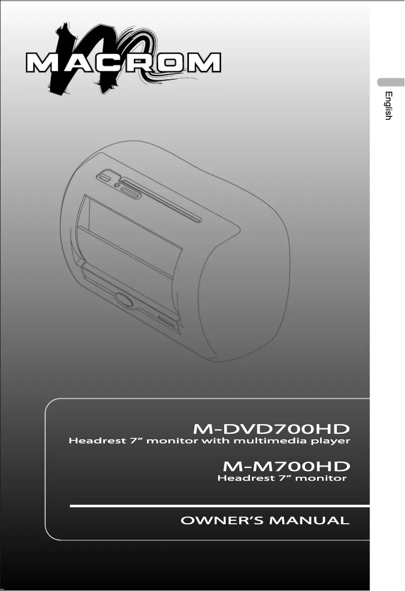 Imagen de la primera página del manual del dispositivo M-M700HD