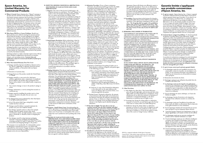 Imagen de la primera página del manual del dispositivo TM-S9000